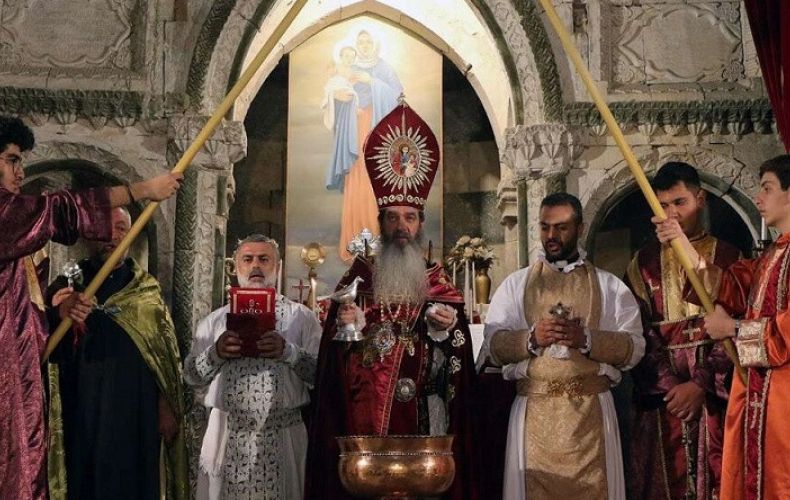 Проведение армянских религиозных обрядов в Чалдыране, Иран