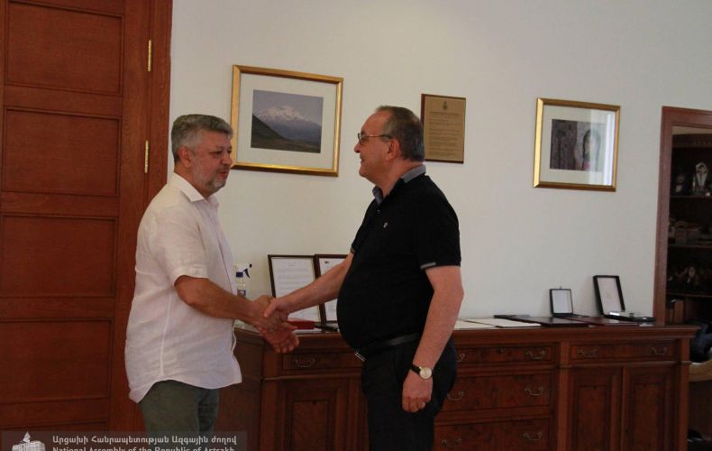 Artur Tovmasyan received Permanent Representative of Artsakh to Russia 
