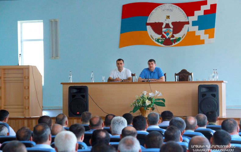 Президент Республики Арцах Араик Арутюнян посетил с рабочим визитом Мартакертский район