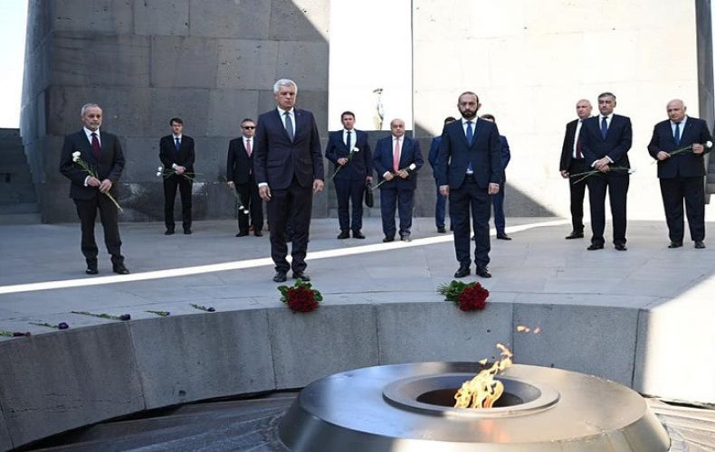 Министр иностранных дел Словакии посетил мемориал Геноцида армян