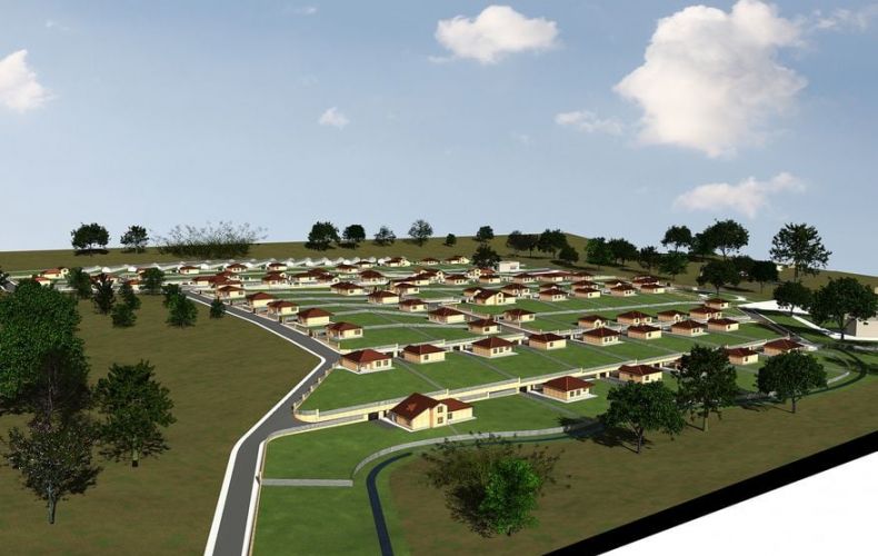 New residential district being built in the Hovsepavan community
