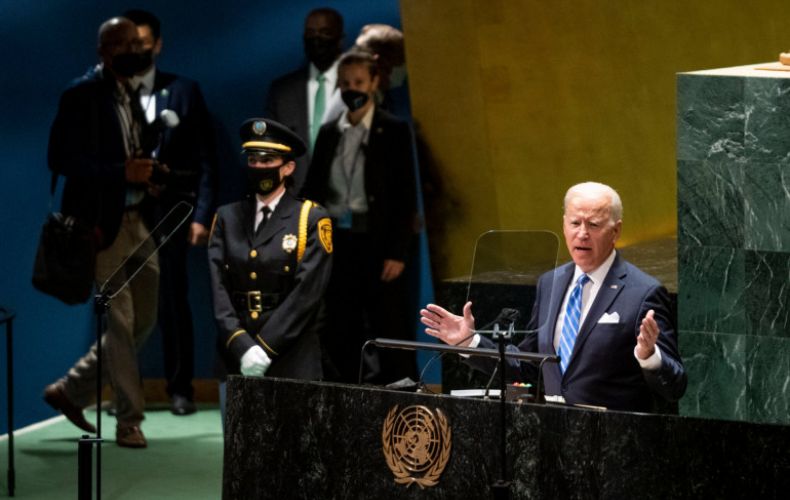«Այս տասնամյակի մարտահրավերների հաղթահարումը կորոշի մարդկության ամբողջ ապագան». Բայդենը նախագահի պաշտոնում առաջին անգամ ելույթ է ունեցել ՄԱԿ-ի ԳՎ-ում
