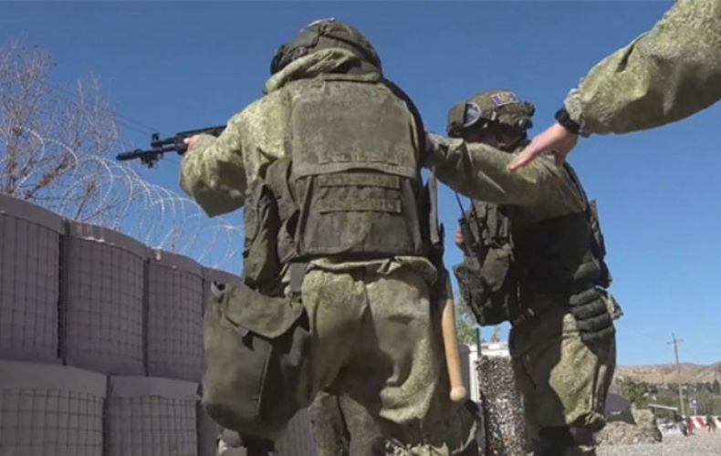Российские миротворцы провели  комплексную тренировку в Арцахе