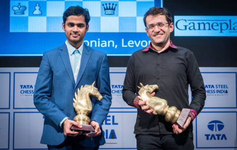 Левон Аронян победил в блиц-турнире Tata Steel India