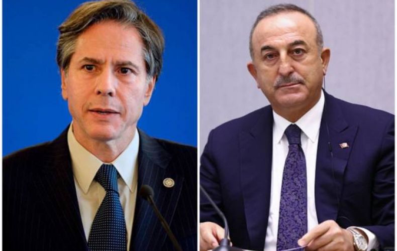 ԱՄՆ պետքարտուղարը Թուրքիայի ԱԳ նախարարի հետ քննարկել է իրավիճակը Հայաստանում և Ադրբեջանում

