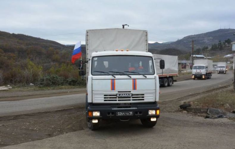 ՌԴ խաղաղապահները 9 տոննա մարդասիրական բեռ են հասցրել Արցախ