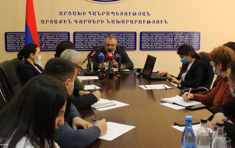 Preservation of geopolitical subjectivity of Artsakh of vital importance for us. Artsakh FM