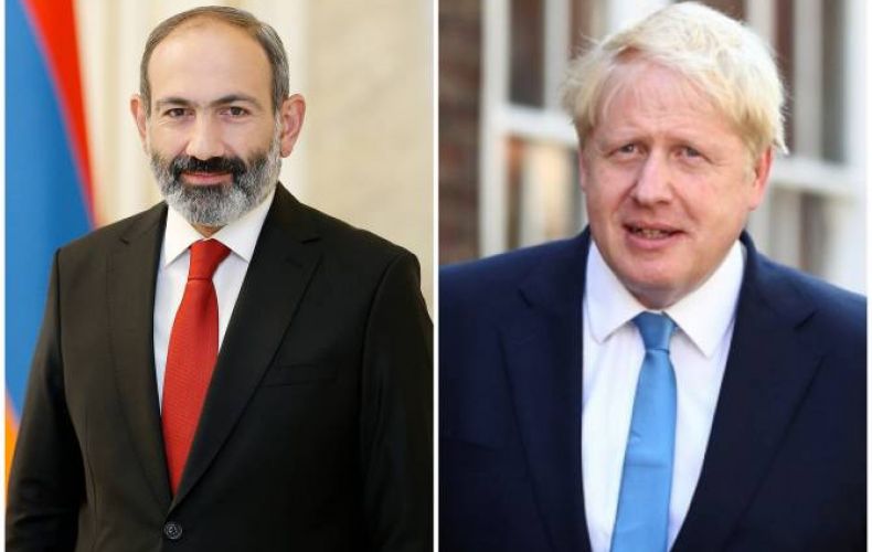 Pashinyan congratulates Johnson on 30th anniversary of establishment of Armenia-UK diplomatic relations