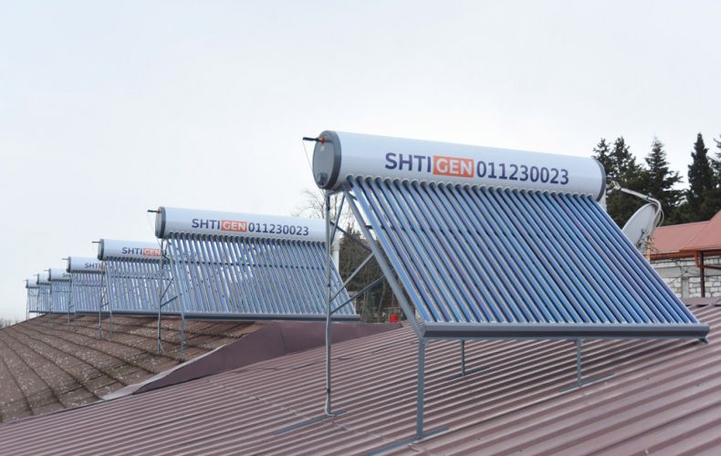 Solar water heaters installed in a number of schools in Artsakh