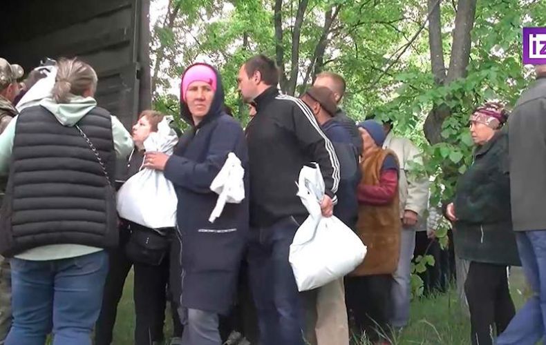 ВС РФ доставили гуманитарную помощь наиболее нуждающимся жителям в ЛНР