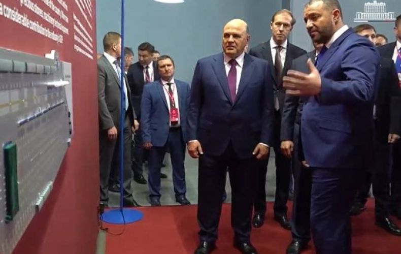 В рамках выставки “ИННОПРОМ” премьер-министр РФ ознакомился с павильоном Армении