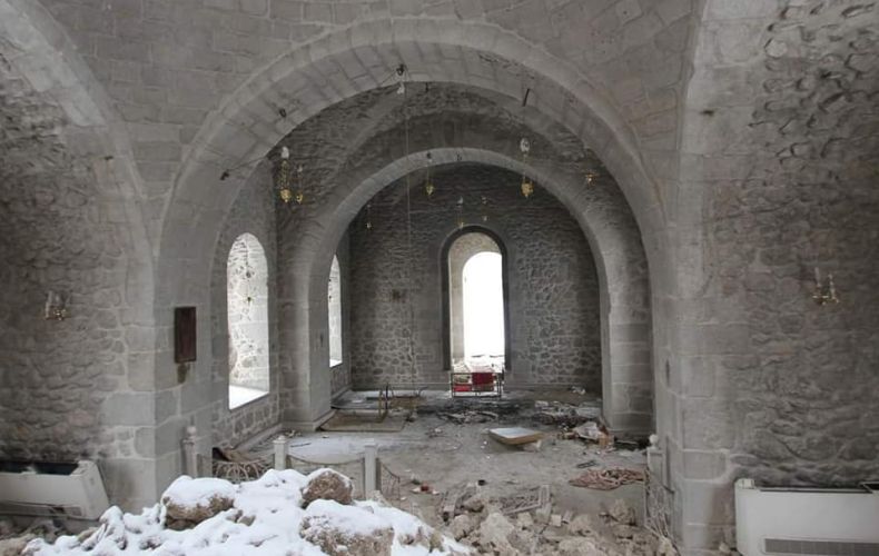 Госминистр Арцаха осудил разрушение азербайджанцами армянской церкви в Шуши