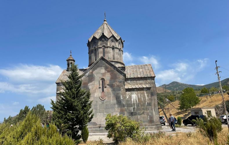 Holy and Immortal Liturgy conducted in the Holy Ascension Church of Berdzor