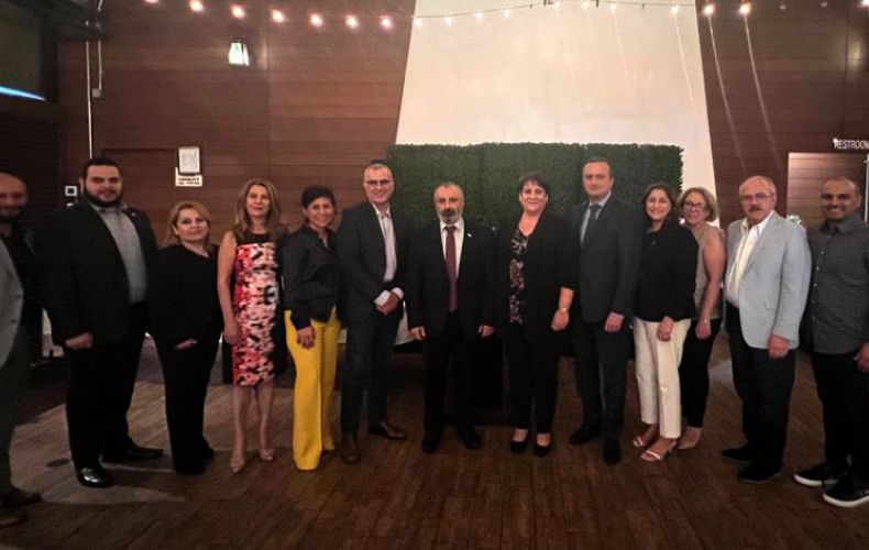 FM Babayan and representatives ANCA-Western Region discuss implementation of various programs in Artsakh