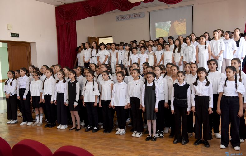 An event dedicated to the anniversary of the 44-day war organized in Stepanakert's School N 1