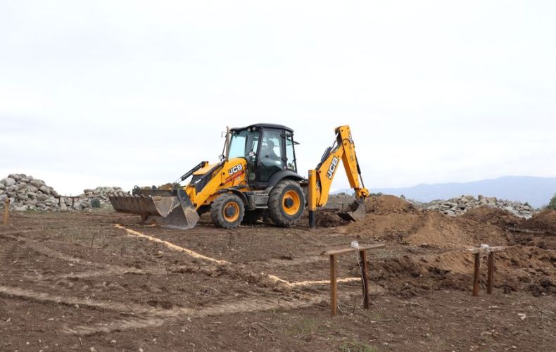 В общине Хачмач Аскеранского района строится новый квартал