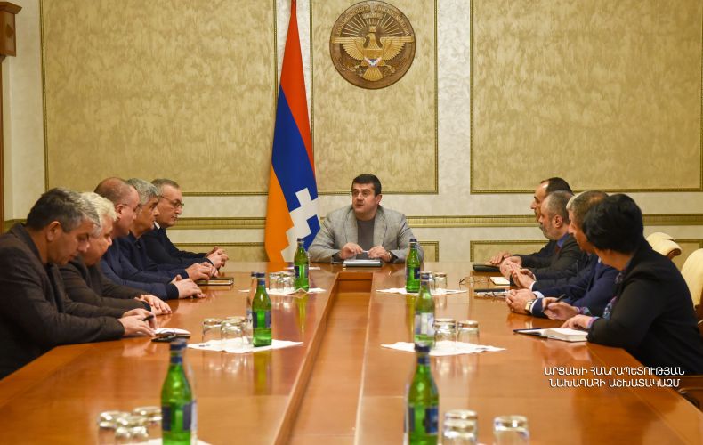 President Harutyunyan convened a working consultation