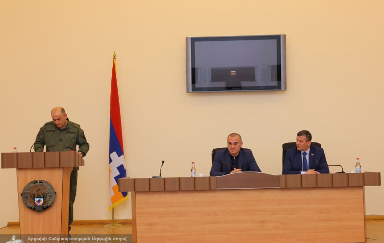 “Artsakh Republic State Budget 2023” Draft Discussed at the Close Joint Sitting of the Standing Committees on Defense, Security and Law Enforcement and Budget, Financial and Economic Management