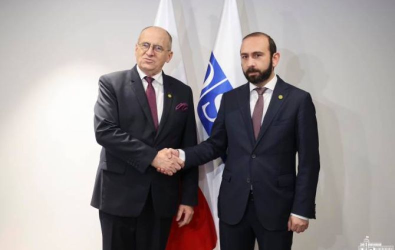 Ararat Mirzoyan briefs OSCE Chairperson-in-Office on approaches of Armenian side for achieving peace in South Caucasus