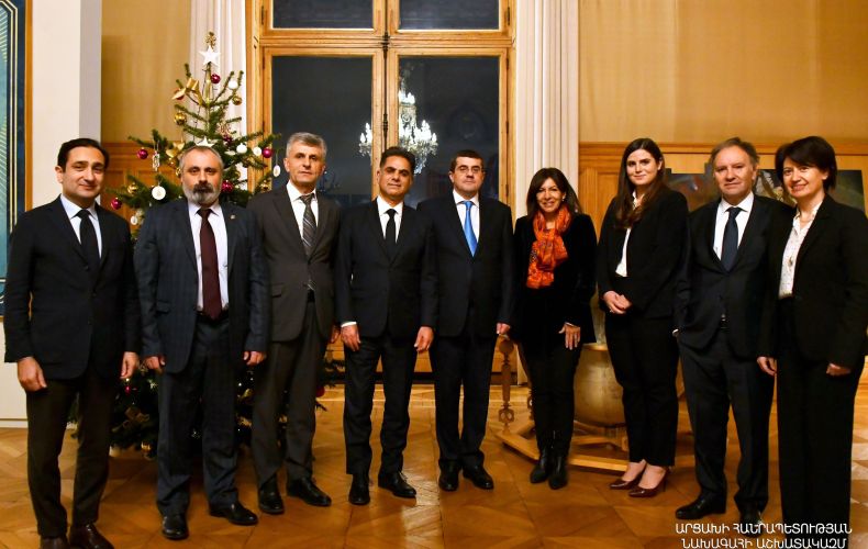 The delegation headed by President Harutyunyan met with Mayor of Paris

