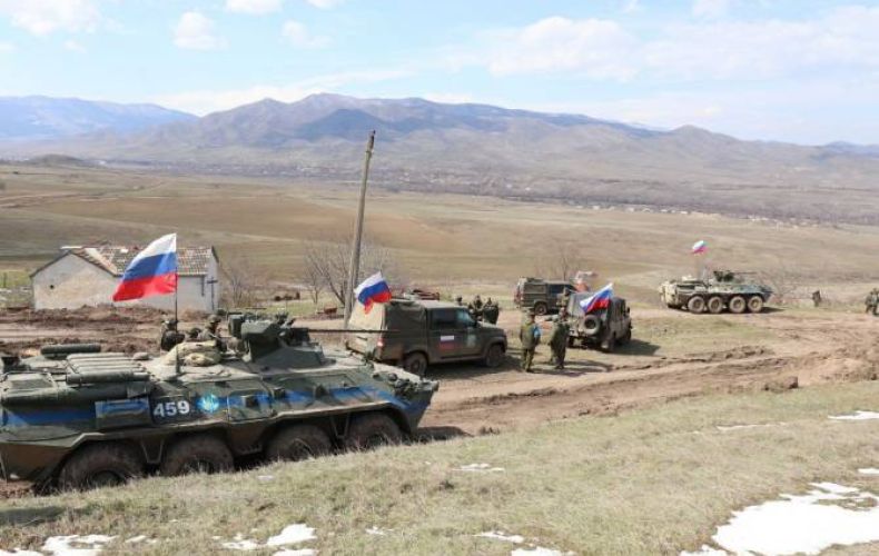 Russian peacekeeping units in Artsakh hold drills