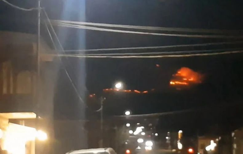 Armenia MOD spox: Information that Verishen village mountain fire was caused by Azerbaijan army not true