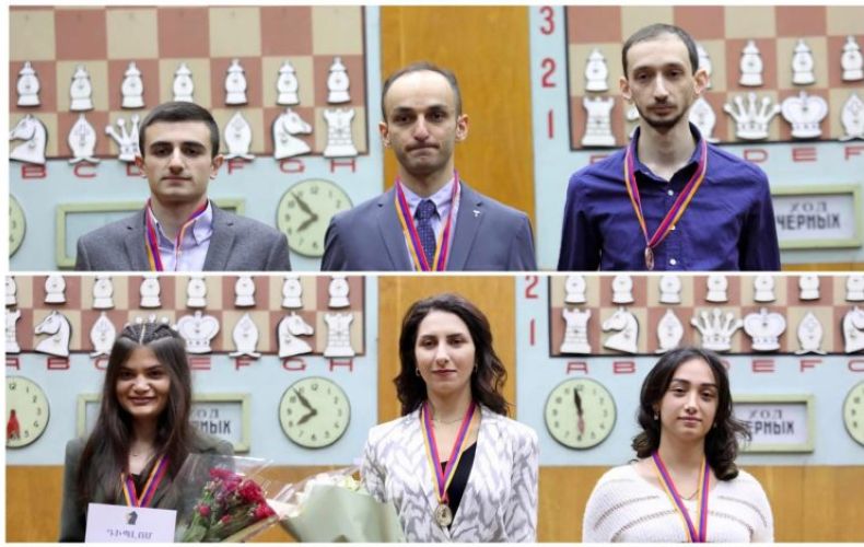 Հայտնի են Հայաստանի շախմատի տղամարդկանց և կանանց առաջնության հաղթողները
