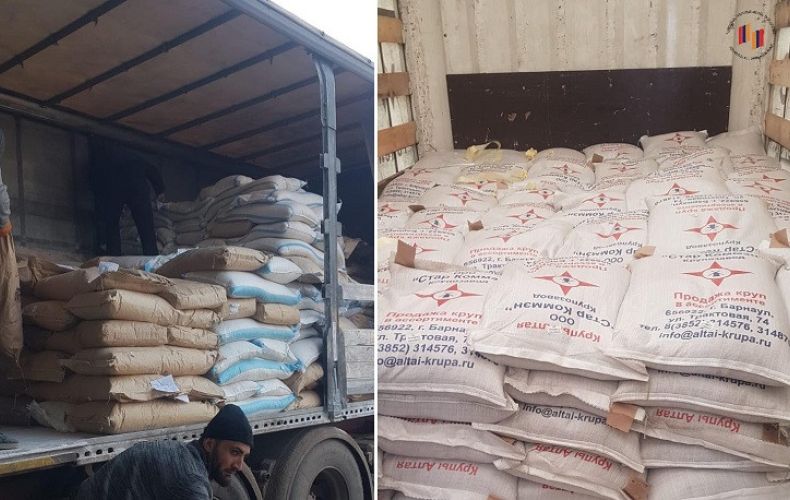 Пожертвованные фондом «Айастан» 100 тонн продовольствия не могут быть доставлены в Арцах из-за перекрытия Лачинского коридора: уточнение