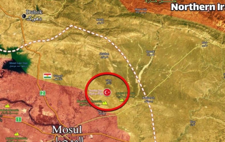 Իրաքում թուրքական ռազմաբազան հրթիռային հարձակման է ենթարկվել
