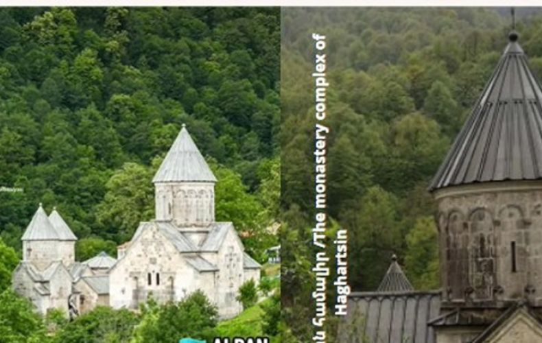 Armenia's Haghartsin Monastery becomes target of Azerbaijani falsification
