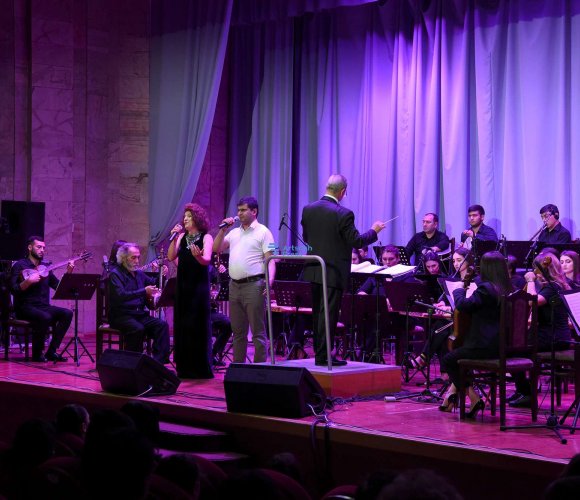 The concert of the Artsakh State Orchestra of National Instruments took 
place in the capital